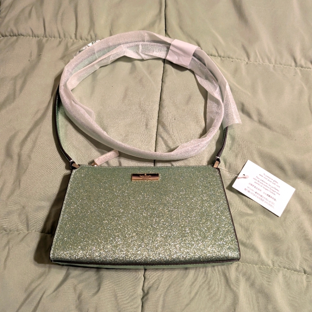 Kate Spade Sparkling Green Crossbody Bag